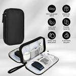 AMFUN Portable Hard Drive and Cable Organizer Bag