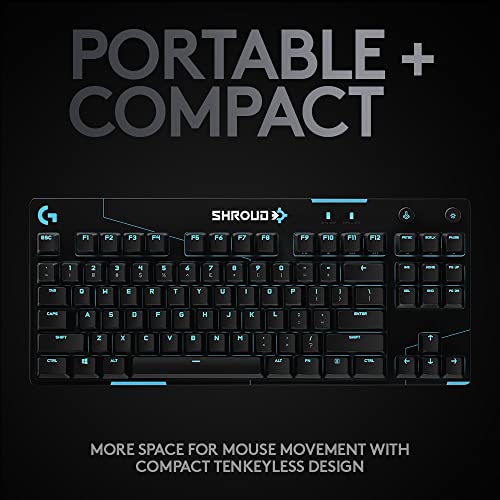 Logitech G PRO TKL Shroud Edition Gaming Keyboard