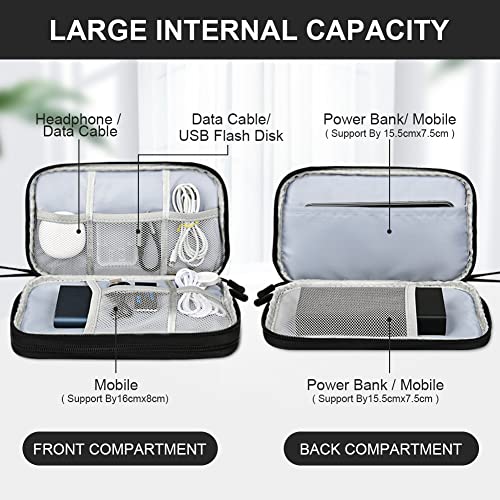 AMFUN Portable Hard Drive and Cable Organizer Bag