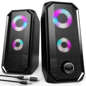 RGB Gaming Speakers for Desktop and Laptops
