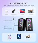 RGB Gaming Speakers for Desktop and Laptops