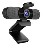 1080P Streaming Webcam with Microphone and Privacy Cover