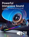 Bazivve V30 RGB Portable Gaming Soundbar Speakers