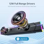 Bazivve V18 Plus RGB Bluetooth Gaming Speakers