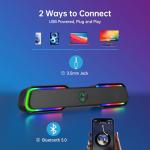 RGB Gaming Speakers for Desktop and Laptop