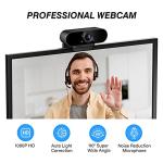 Smilodon 1080P HD Webcam with Wide Angle & Mic