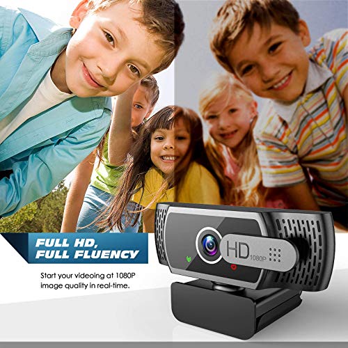 1080P FHD Webcam with Microphone for Gaming