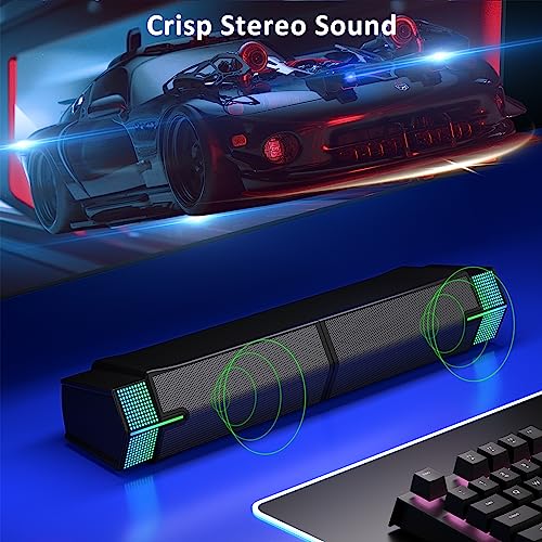 Jeecoo M20 Bluetooth Gaming Speakers with Lighting