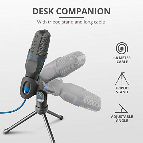 Trust 23790 Mico USB Microphone with Tripod Stand