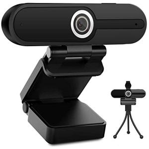 UHD 4K Webcam with Microphone and Tripod