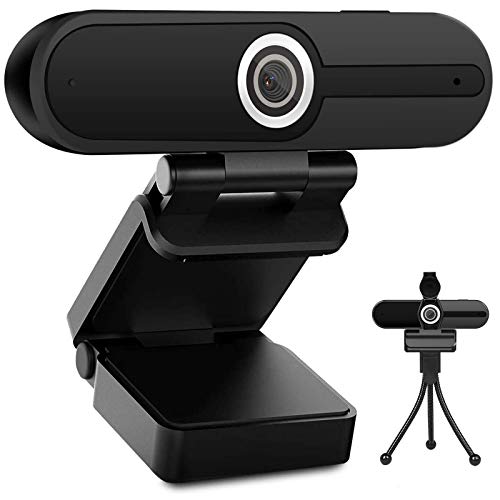 UHD 4K Webcam with Microphone and Tripod