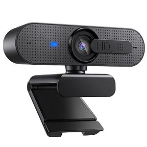 ASHU 1080P HD Webcam with Dual-Mic & Autofocus