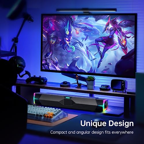 Bazivve V18 Plus RGB Bluetooth Gaming Speakers