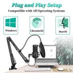 Enocos Studio Cardioid Microphone for Gaming & Streaming