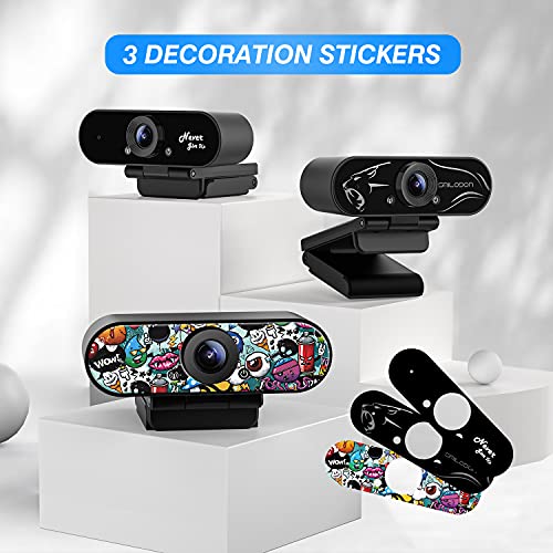 Smilodon 1080P HD Webcam with Wide Angle & Mic