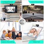 High-Definition Webcam with Privacy Cover & Tripod