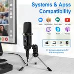 Link Dream USB Condenser Microphone for Gaming & Streaming