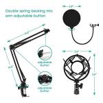 Enocos Studio Cardioid Microphone for Gaming & Streaming