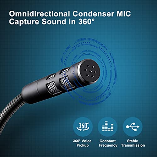 Veetop Omnidirectional USB Microphone for Gaming and Chat