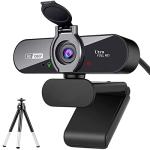 ARVIEMI 1080P HD Webcam with Tripod & Microphone