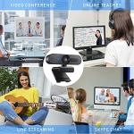 ASHU 1080P HD Webcam with Dual-Mic & Autofocus