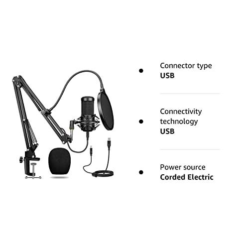 Enocos Studio Cardioid Microphone for Gaming & Streaming