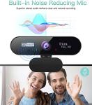 ARVIEMI 1080P HD Webcam with Tripod & Microphone