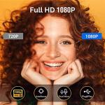 Vitade 960A HD 1080P Webcam with Microphone