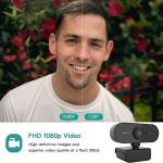 Full HD 1080P Webcam with Microphone for Gaming
