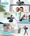 ARVIEMI 1080P HD Webcam with Tripod & Microphone