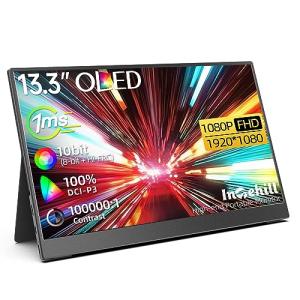 13.3" FHD Portable Gaming Monitor with 1ms Response