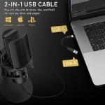 VeGue USB Condenser Microphone with Headphone Output