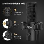 VeGue USB Condenser Microphone with Headphone Output