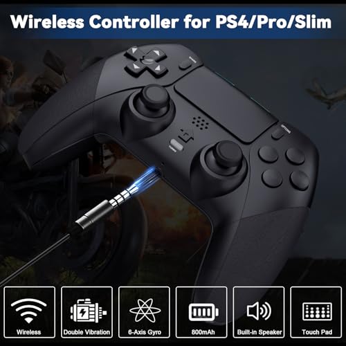 Yetree Wireless PS4 Gamepad with Turbo and Gyro