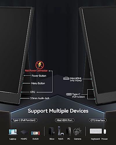 13.3" FHD Portable Gaming Monitor with 1ms Response