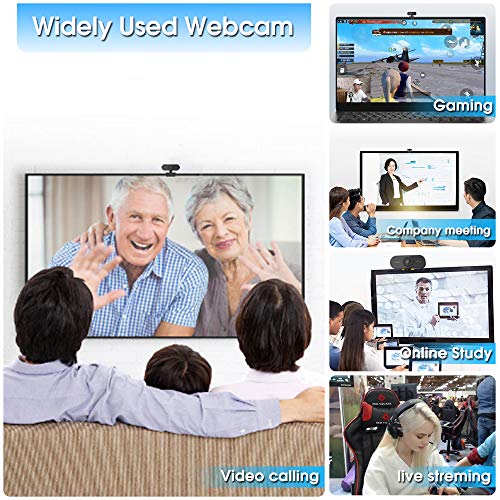 Dewanxin 1080P HD Streaming Webcam with Microphone