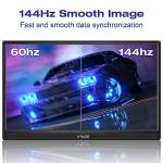 HTNZIR 15.6" 144Hz Portable Gaming Monitor