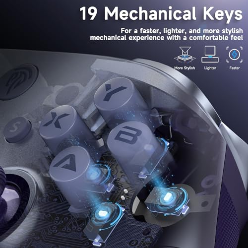 EasySMX Wireless Bluetooth Game Controller with Hall Joysticks