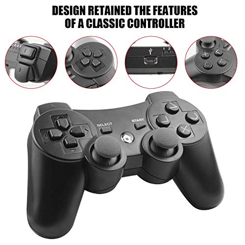 Diswoe PS-3 Wireless Double Shock Game Controller