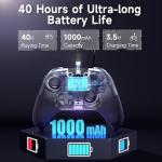 EasySMX Wireless Bluetooth Game Controller with Hall Joysticks