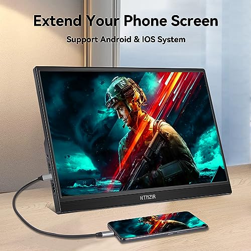 HTNZIR 15.6" 144Hz Portable Gaming Monitor