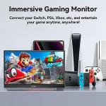 HTNZIR 15.6" 144Hz Portable Gaming Monitor