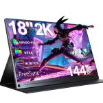 UPERFECT 18" 144Hz Portable Gaming Monitor 2K