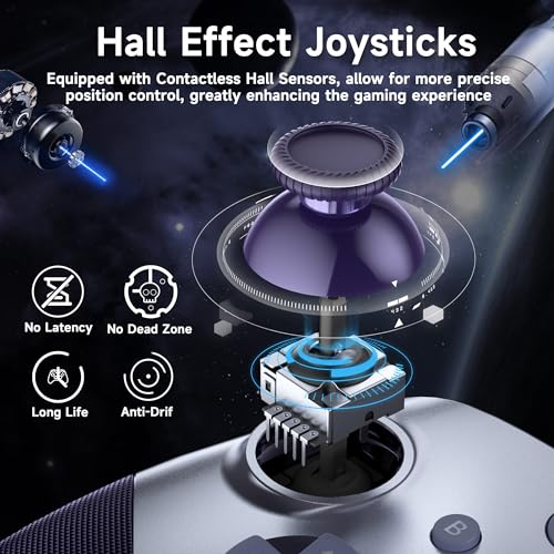 EasySMX Wireless Bluetooth Game Controller with Hall Joysticks