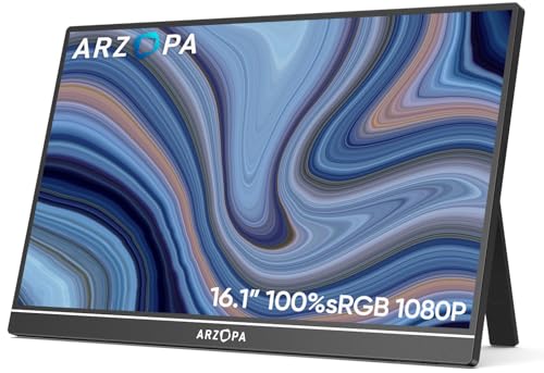 ARZOPA 16.1" FHD Portable Gaming Monitor