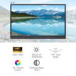 AILRINNI 15.6" Portable Gaming Monitor with Speakers