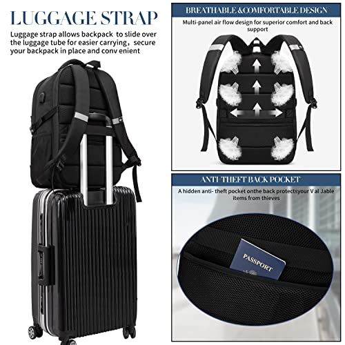 Extra Large 55L Gaming Laptop Backpack with USB