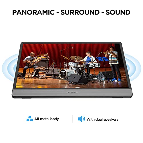 KOORUI 15.6" 1080P FHD Gaming Portable Monitor