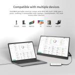 AILRINNI 15.6" Portable Gaming Monitor with Speakers