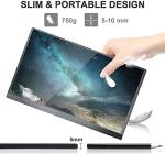 AILRINNI 15.6" Portable Gaming Monitor with Speakers